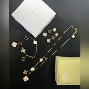 VCA Alhambra Magic Set (Mother of pearl, Black and Gray Combination)